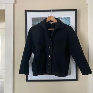Vintage Black Canvas Jacket